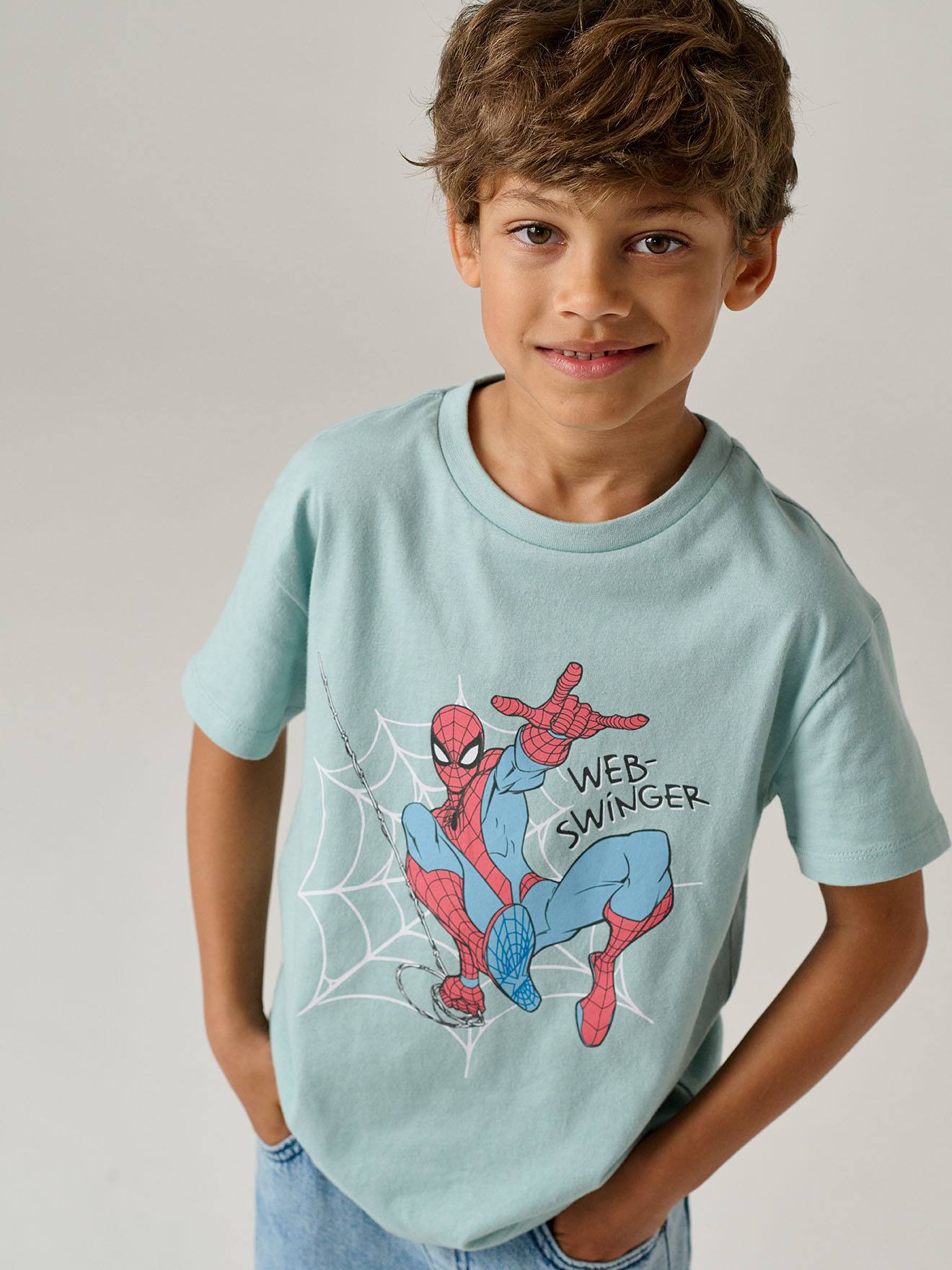 Spider-Man T-shirt Spiderman Grijsblauw