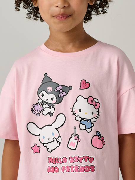 Fille-T-shirt, sous-pull-T-shirt manches courtes Hello Kitty