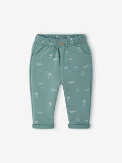 Pantalon bébé molleton imprimé  - vertbaudet enfant