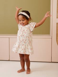 Baby-Babyset-Babyset met jurk slip en haarband