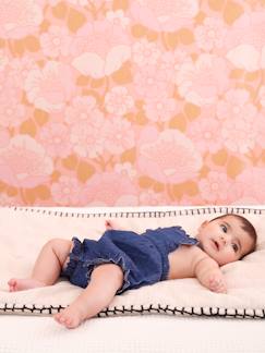Bébé-Salopette, combinaison-Barboteuse bébé fille en denim