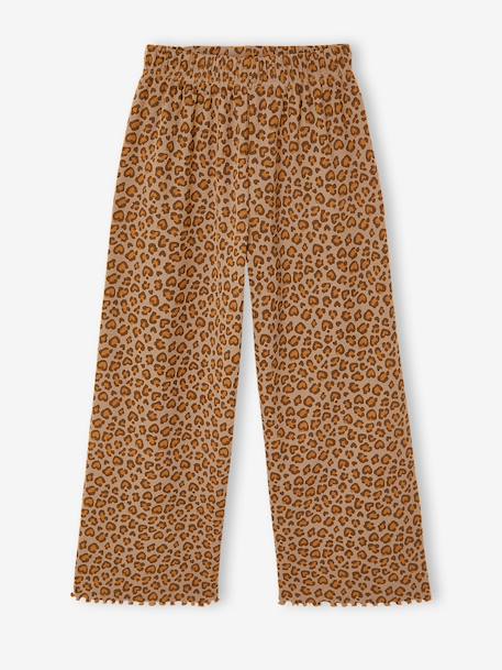 Fille-Pantalon-Legging fille en maille côtelé