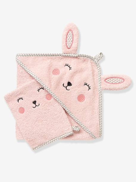 Cape De Bain Bebe A Capuche Brodee Animaux Oeko Tex Rose Linge De Maison Et Decoration Cape De Bain Bebe A Capuche Brodee Animaux Oeko Tex Rose Linge De Maison Et Decoration