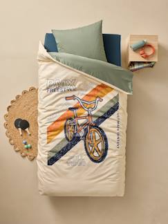 Linge de maison et décoration-Linge de lit enfant-Parure housse de couette et taie d'oreiller enfant BMX