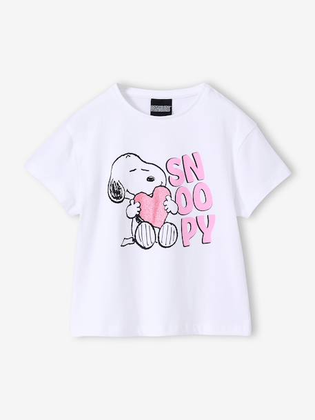 Fille-T-shirt, sous-pull-T-shirt manches courtes fille Snoopy