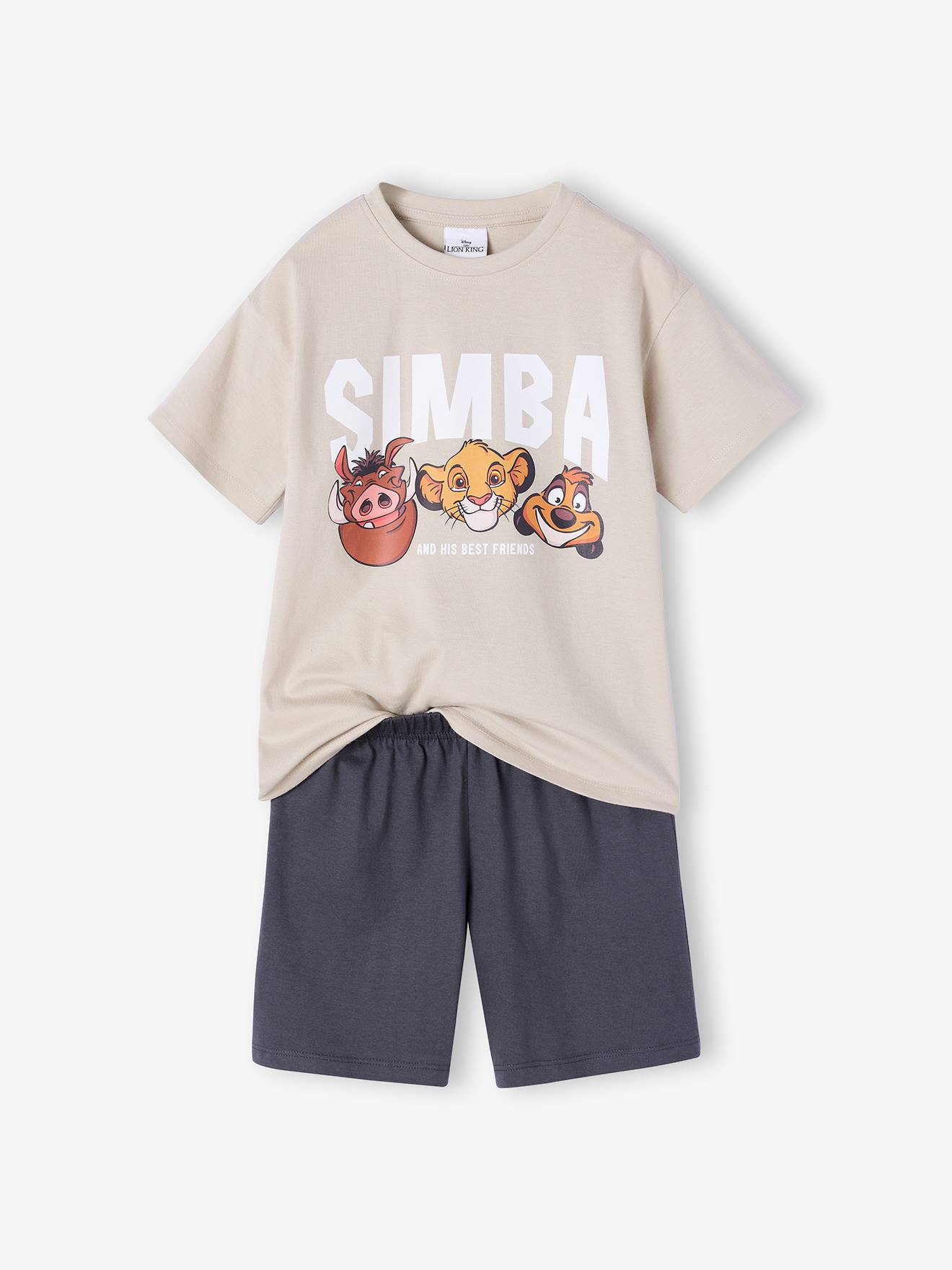 De Leeuwenkoning Pyjamashort Jongen Roi Lion Klei