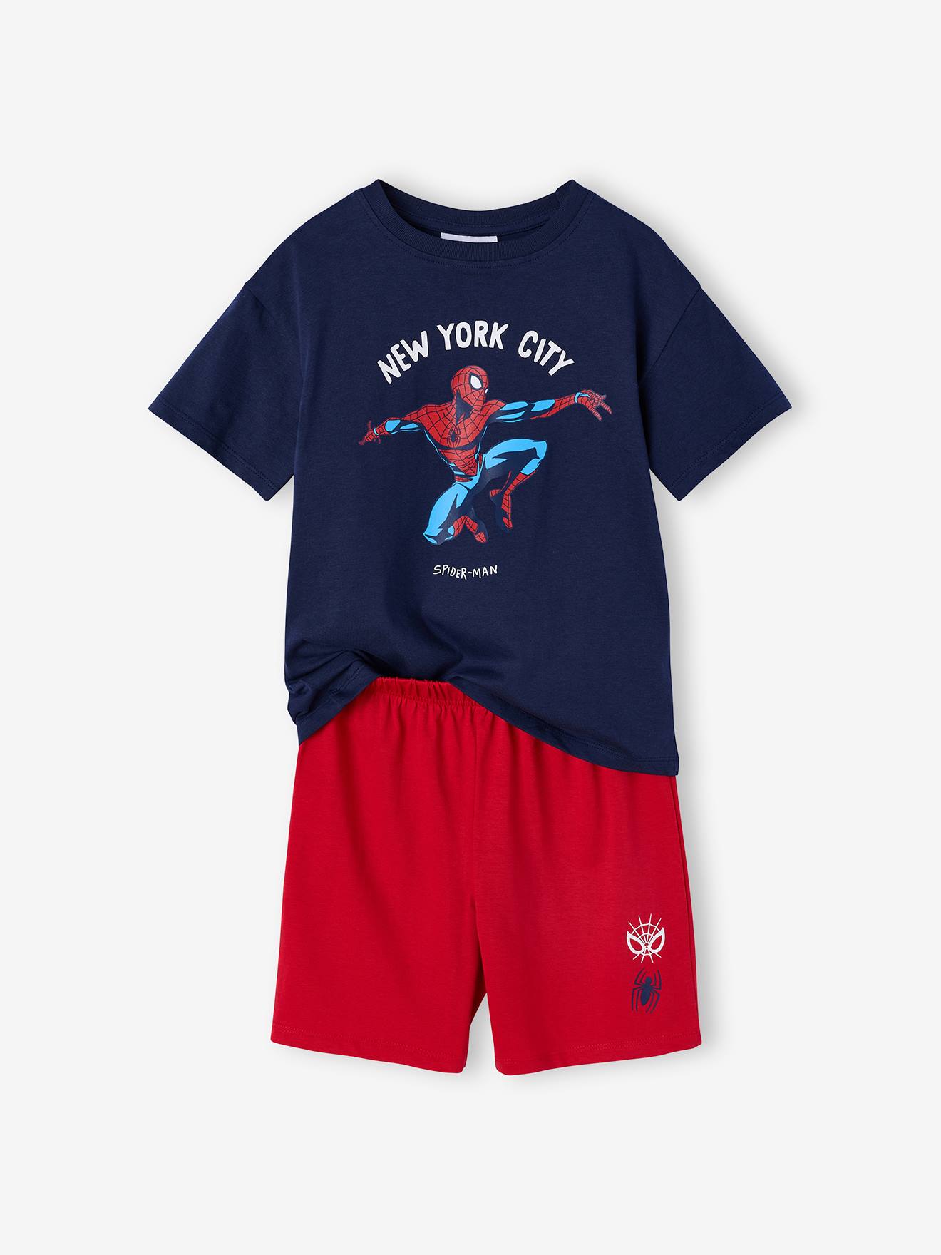 Spider-Man Pyjamashort Jongen Spiderman New York City Rood