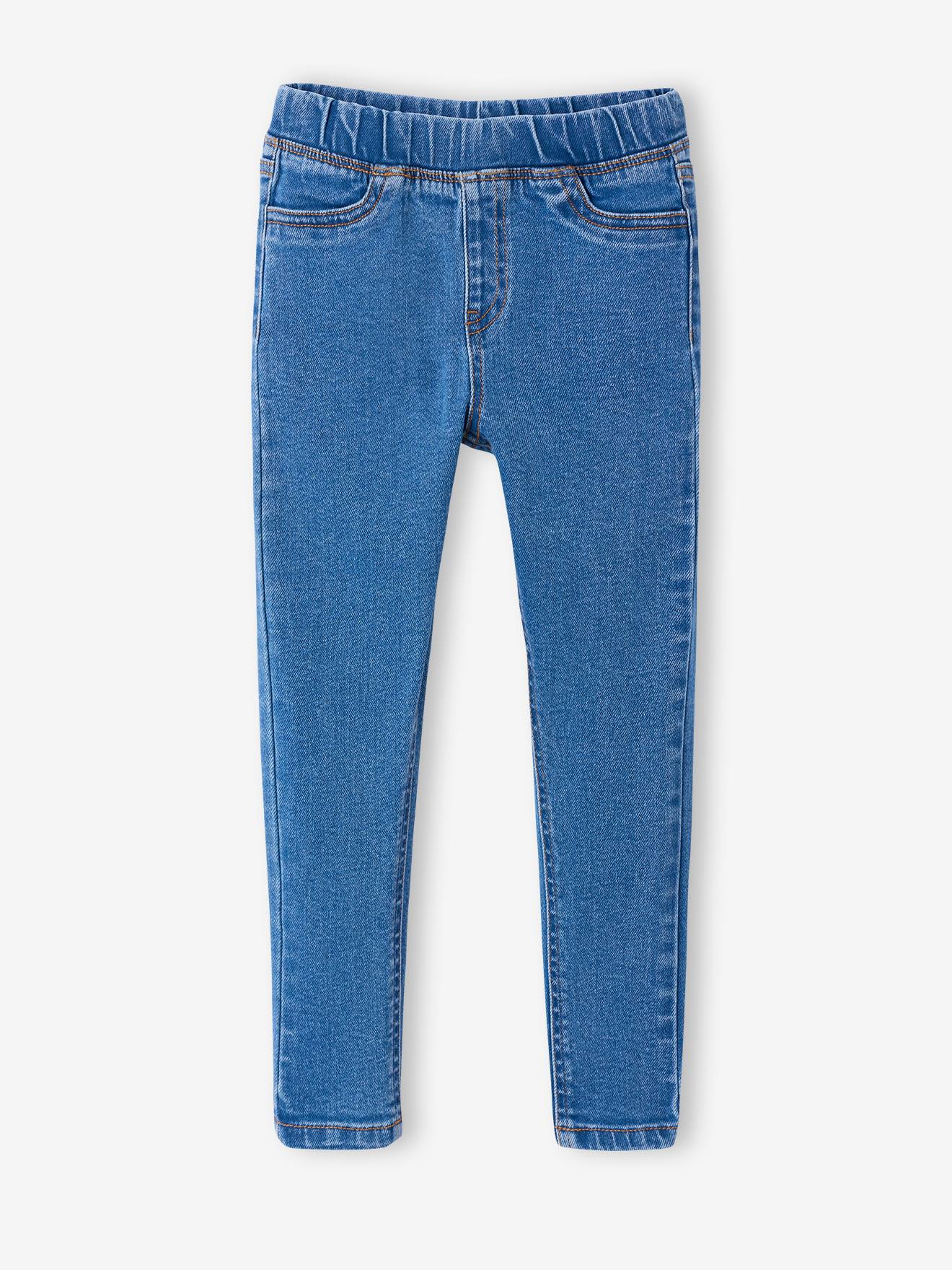 Vertbaudet Jeans Tregging Voor Meisjes Middenblauw