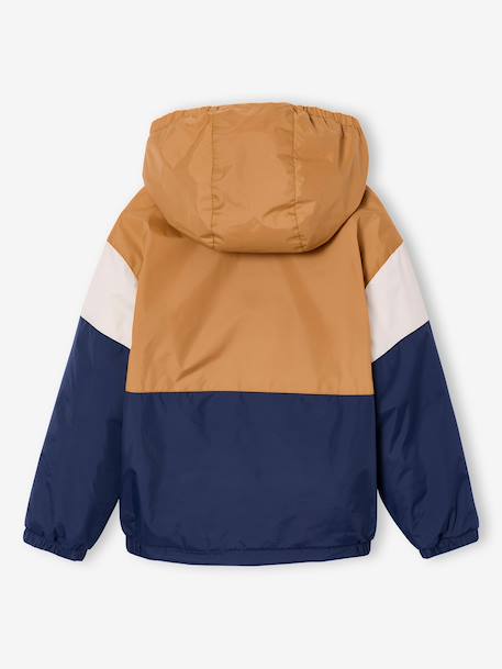 Coupe vent garçon doublé sherpa noix de pécan - vertbaudet enfant 