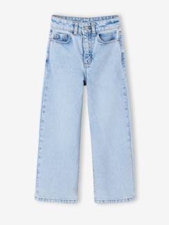 Jean fille large morphologik tour de hanches fin  - vertbaudet enfant