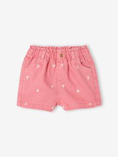 Baby-Geborduurde short voor babymeisjes