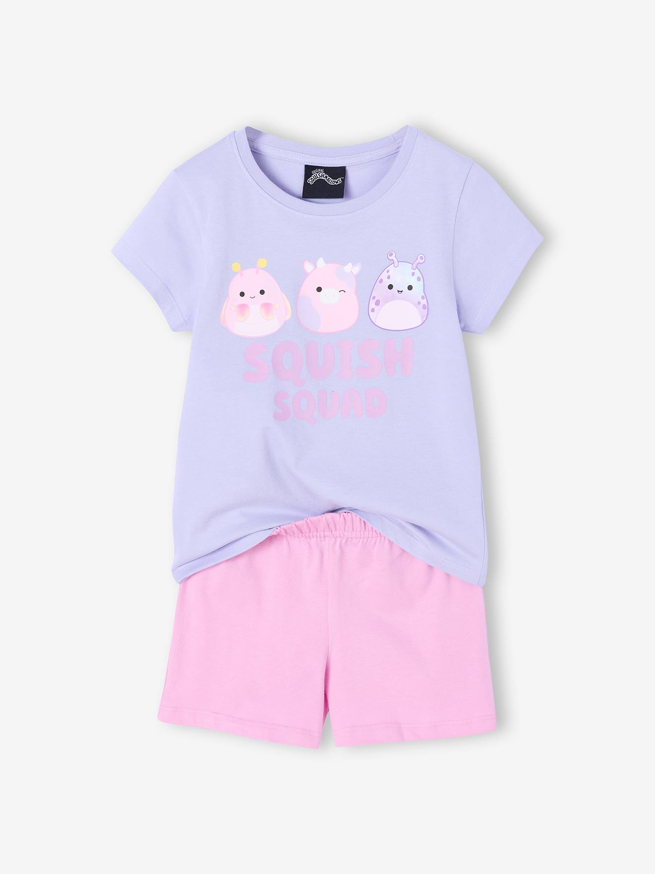 Pyjamashort Meisjes Squishmallows Lavendel