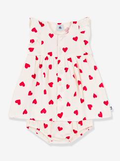 -Robe et bloomer bébé volantée coton