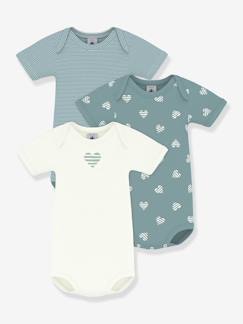 -Lot de 3 bodies manches courtes bébé