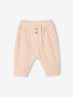 -Broek in harem-model van hydrofiel katoen baby jongen