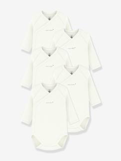 Baby-Set van 5 overslagbody's PETIT BATEAU