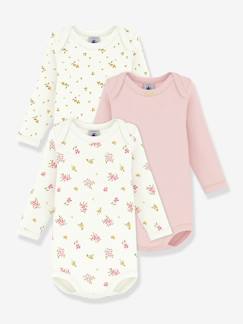 -Lot de 3 bodies manches longues bébé