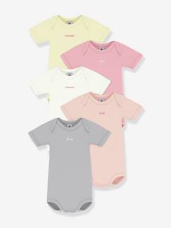 -Lot de 5 bodies manches courtes bébé