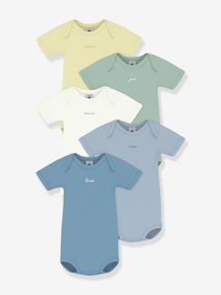 -Lot 5 bodies coton Petit Bateau