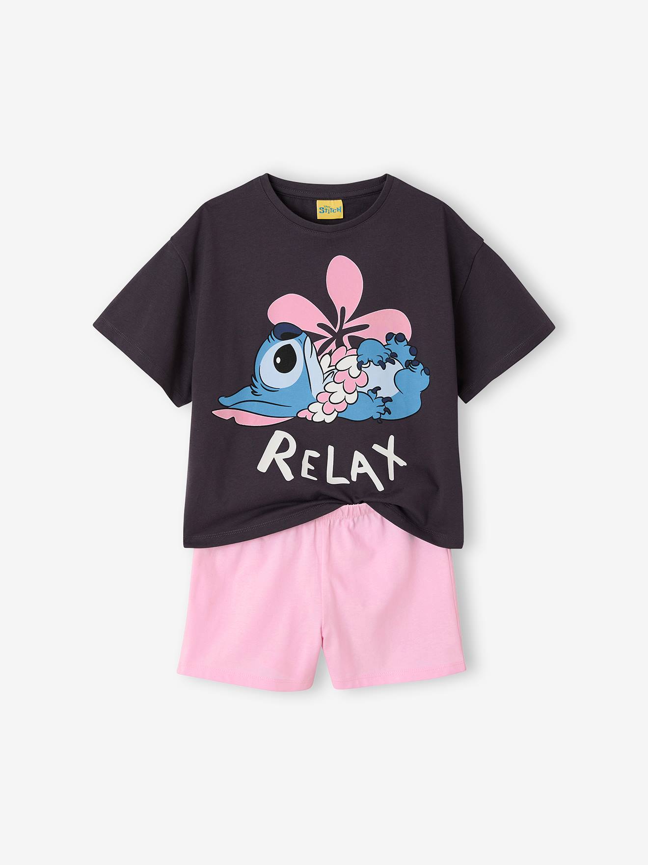 Pyjamashorty Lilo & Stitch Antraciet