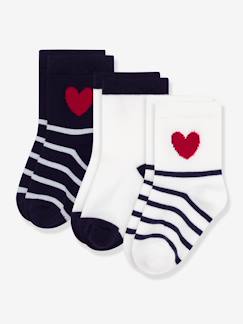 -Lot 3 paires chaussettes bébé