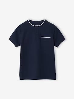 Polo garçon col Mao   - vertbaudet enfant