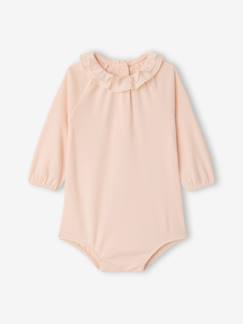 Baby-Body baby meisjes kraag met ruches lange mouwen