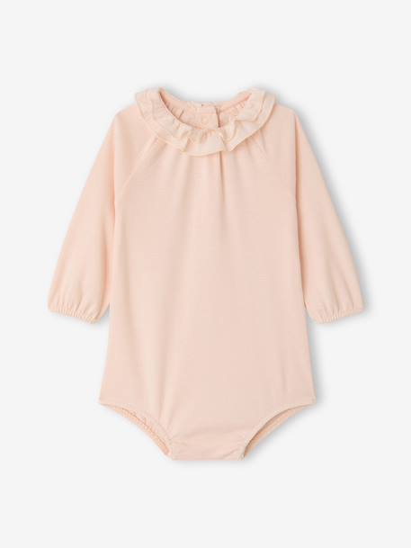Bébé-Body bébé fille col volanté manches longues