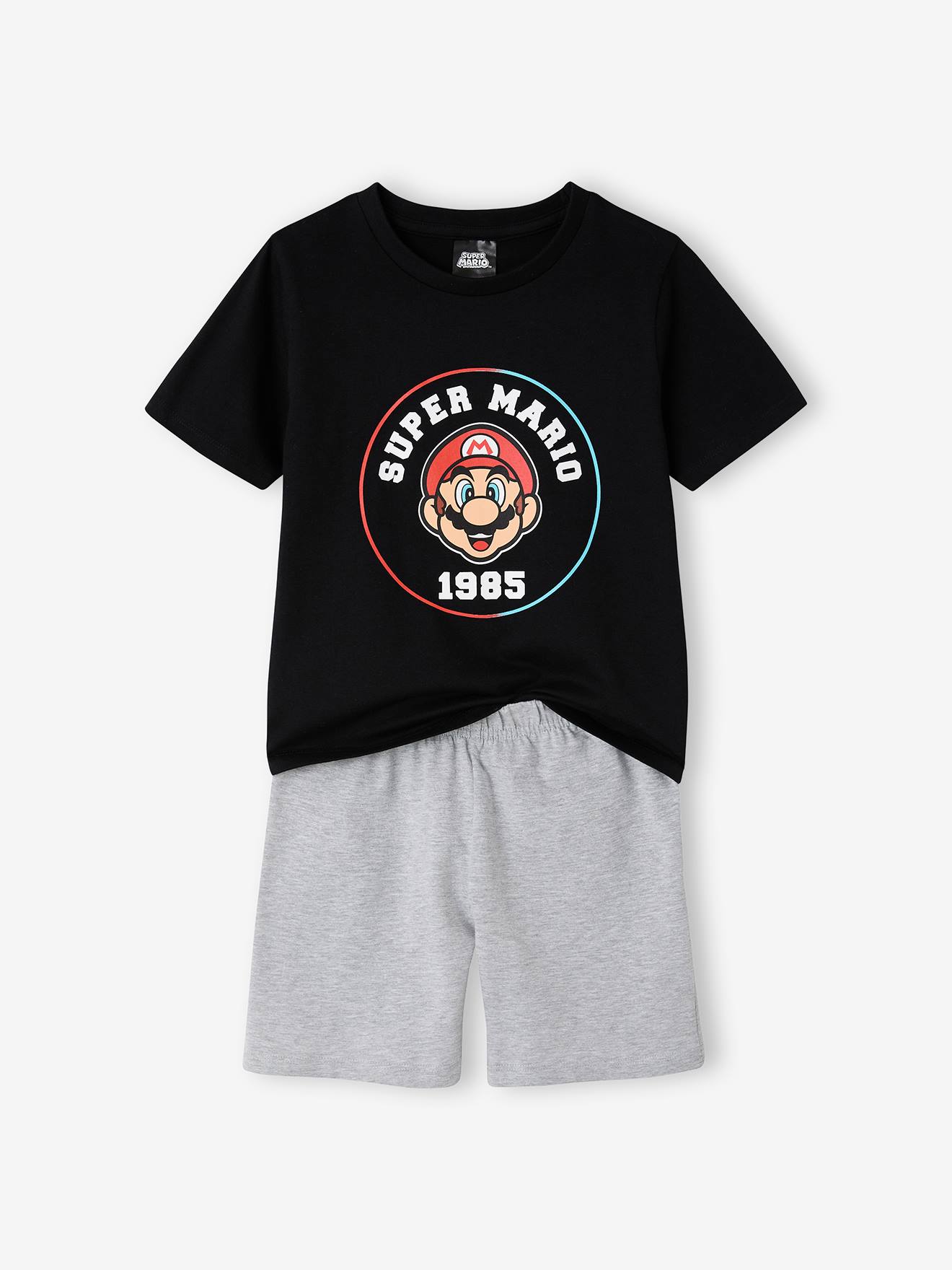 Pyjamashort Jongen Super Mario Zwart