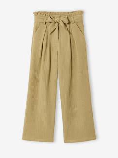Meisje-Broek van katoenen hydrofiel voor meisjes JONEN