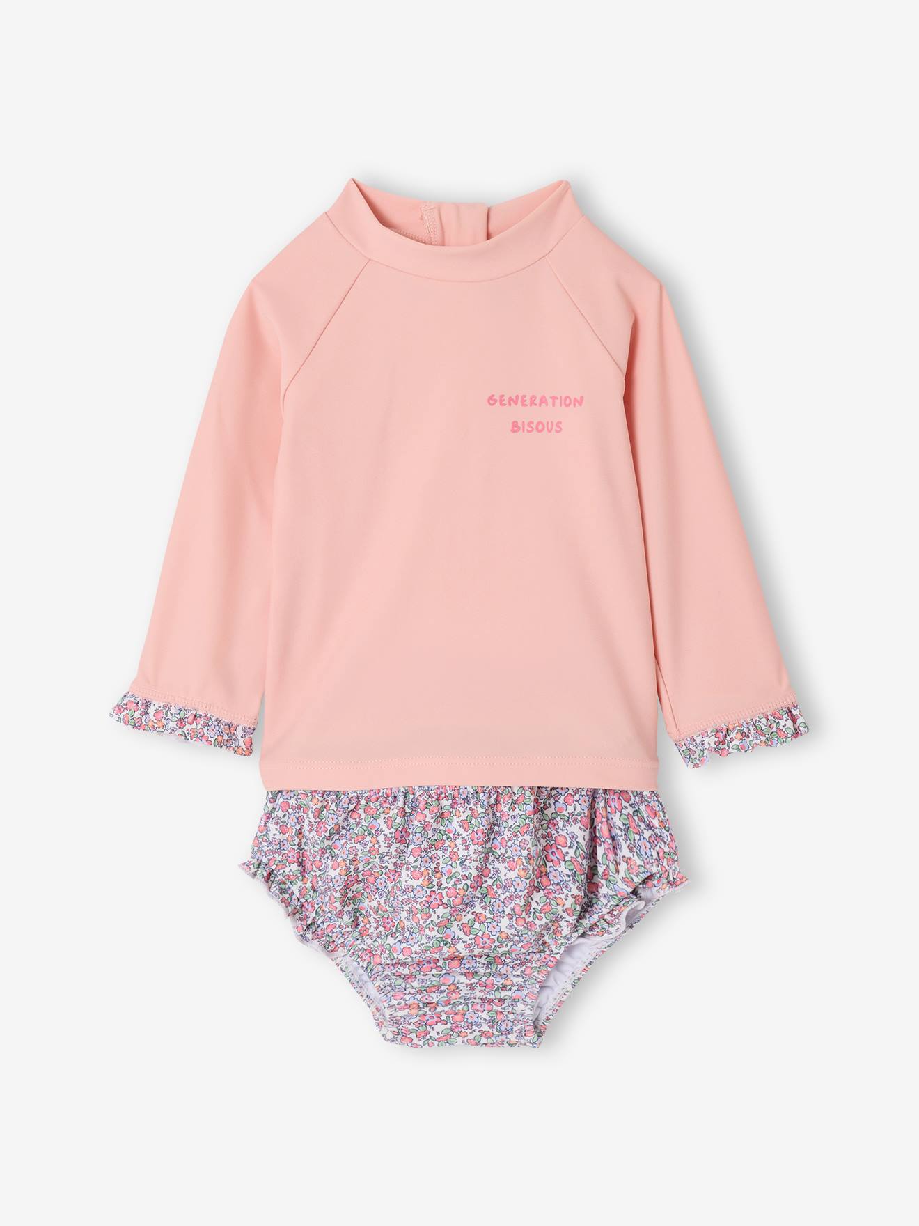 Vertbaudet Anti-Uv Bikini Lichtroze