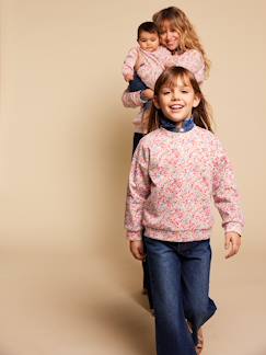 Générique Sweat-Shirt à Capuche imprimé en Polaire de Couleur Unie pour
