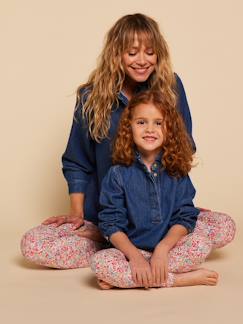 Meisje-Legging-Gedrukte legging voor meisjes van biologisch katoen