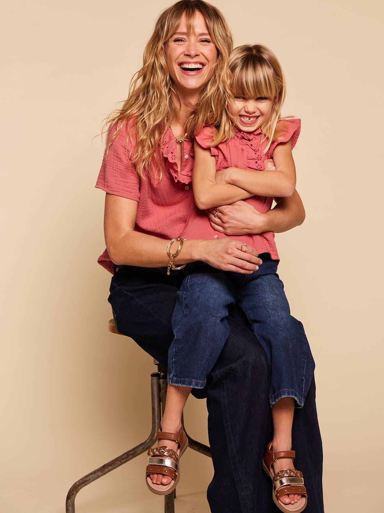 Envie De Fraise Damesblouse Met Volants Oudroze