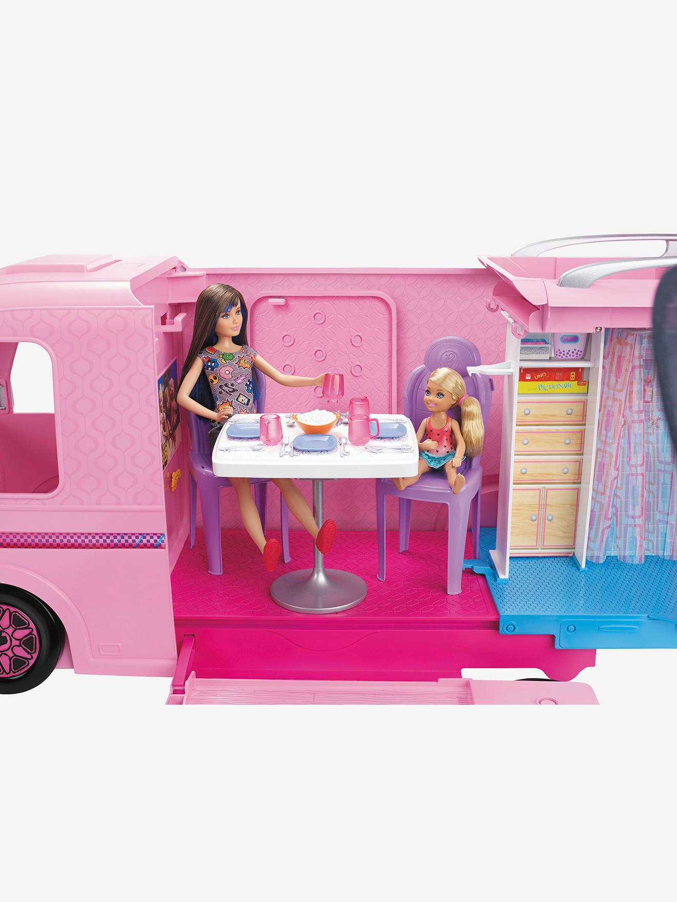 camping car barbie transformable