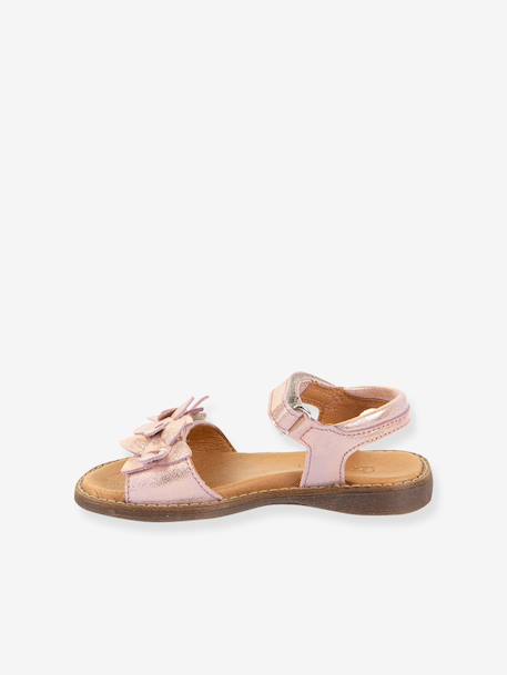 Sandales en cuir pour fille LORE FLOWERS froddo bleu+bleu foncé+blush+lavande+or+rose+rose doré+rouge+tomette - vertbaudet enfant 