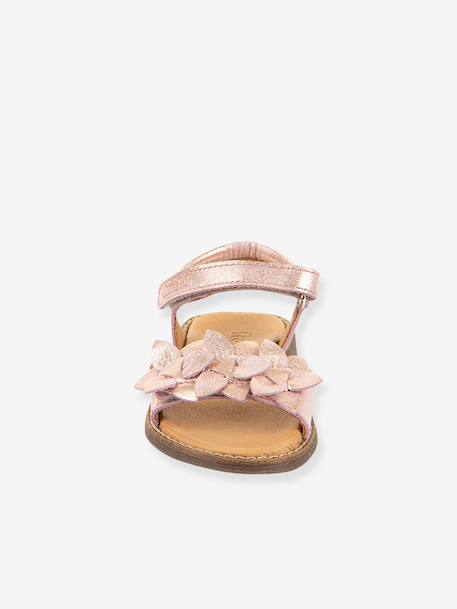 Sandales en cuir pour fille LORE FLOWERS froddo bleu+bleu foncé+blush+lavande+or+rose+rose doré+rouge+tomette - vertbaudet enfant 