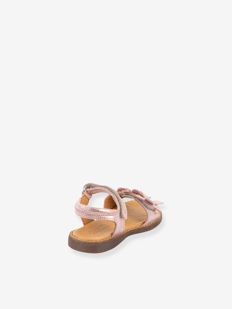 Sandales en cuir pour fille LORE FLOWERS froddo bleu+bleu foncé+blush+lavande+or+rose+rose doré+rouge+tomette - vertbaudet enfant 