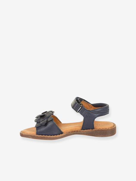 Sandales en cuir pour fille LORE FLOWERS froddo bleu+bleu foncé+blush+lavande+or+rose+rose doré+rouge+tomette - vertbaudet enfant 