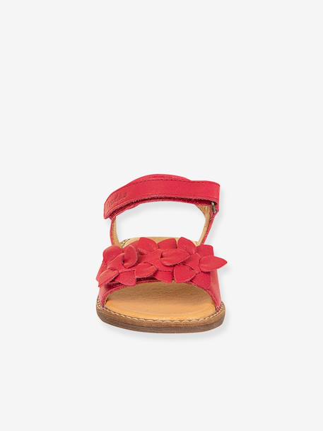 Sandales en cuir pour fille LORE FLOWERS froddo bleu+bleu foncé+blush+lavande+or+rose+rose doré+rouge+tomette - vertbaudet enfant 
