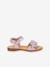 Sandales en cuir pour fille LORE FLOWERS froddo bleu+bleu foncé+blush+lavande+or+rose+rose doré+rouge+tomette - vertbaudet enfant 