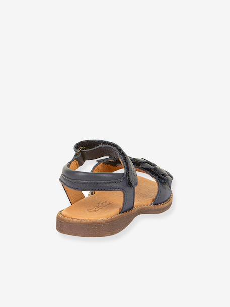 Sandales en cuir pour fille LORE FLOWERS froddo bleu+bleu foncé+blush+lavande+or+rose+rose doré+rouge+tomette - vertbaudet enfant 