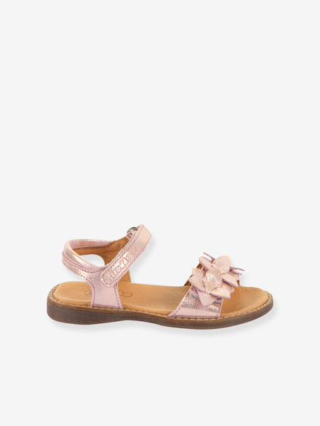 Sandales en cuir pour fille LORE FLOWERS froddo bleu+bleu foncé+blush+lavande+or+rose+rose doré+rouge+tomette - vertbaudet enfant 