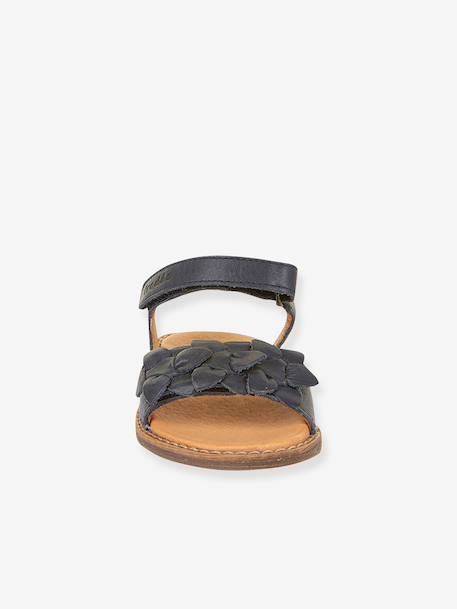 Sandales en cuir pour fille LORE FLOWERS froddo bleu+bleu foncé+blush+lavande+or+rose+rose doré+rouge+tomette - vertbaudet enfant 