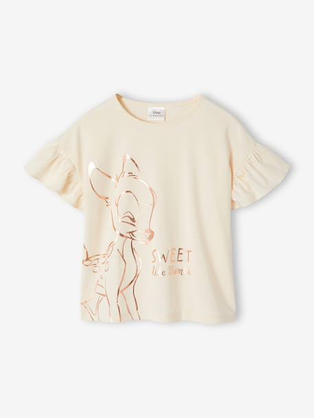 Fille-T-shirt, sous-pull-T-shirt manches courtes Bambi Disney