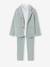 Ensemble céremonie chemise col Mao, veste et pantalon garçon beige+bleu ciel+vert d'eau - vertbaudet enfant 