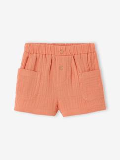Bébé-Short-Short bébé gaze coton