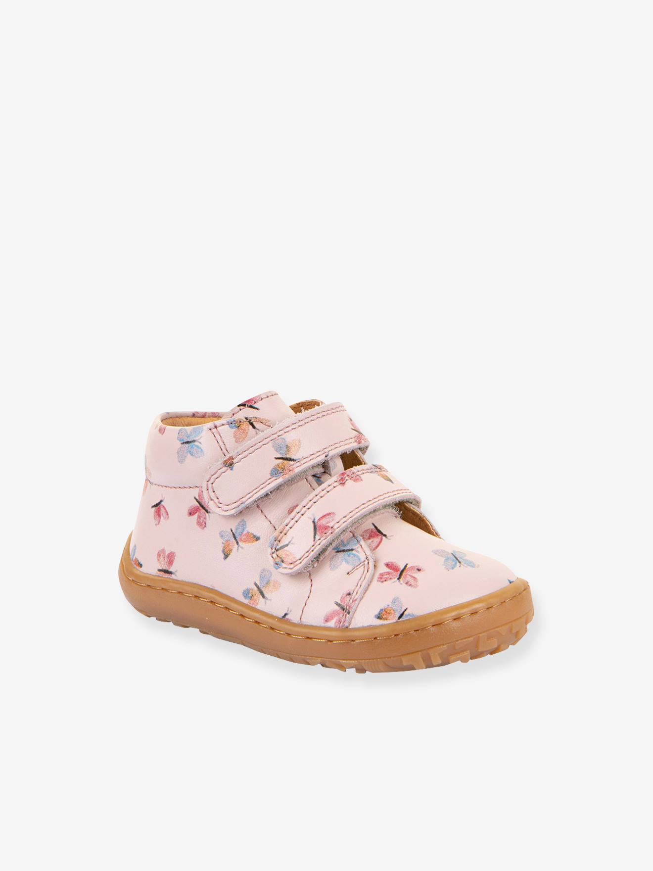 Froddo Baby Barefoot Schoenen Met Print Voor De Eerste Stapjes Lichtroze.