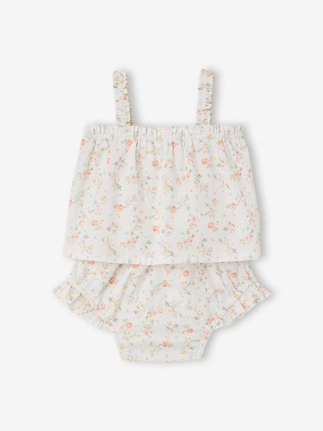 Bébé-Ensemble haut culotte bébé fille