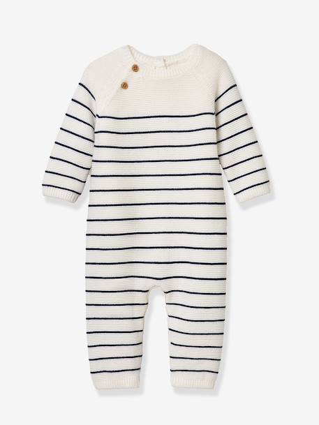 Bébé-Combinaison bébé marinière